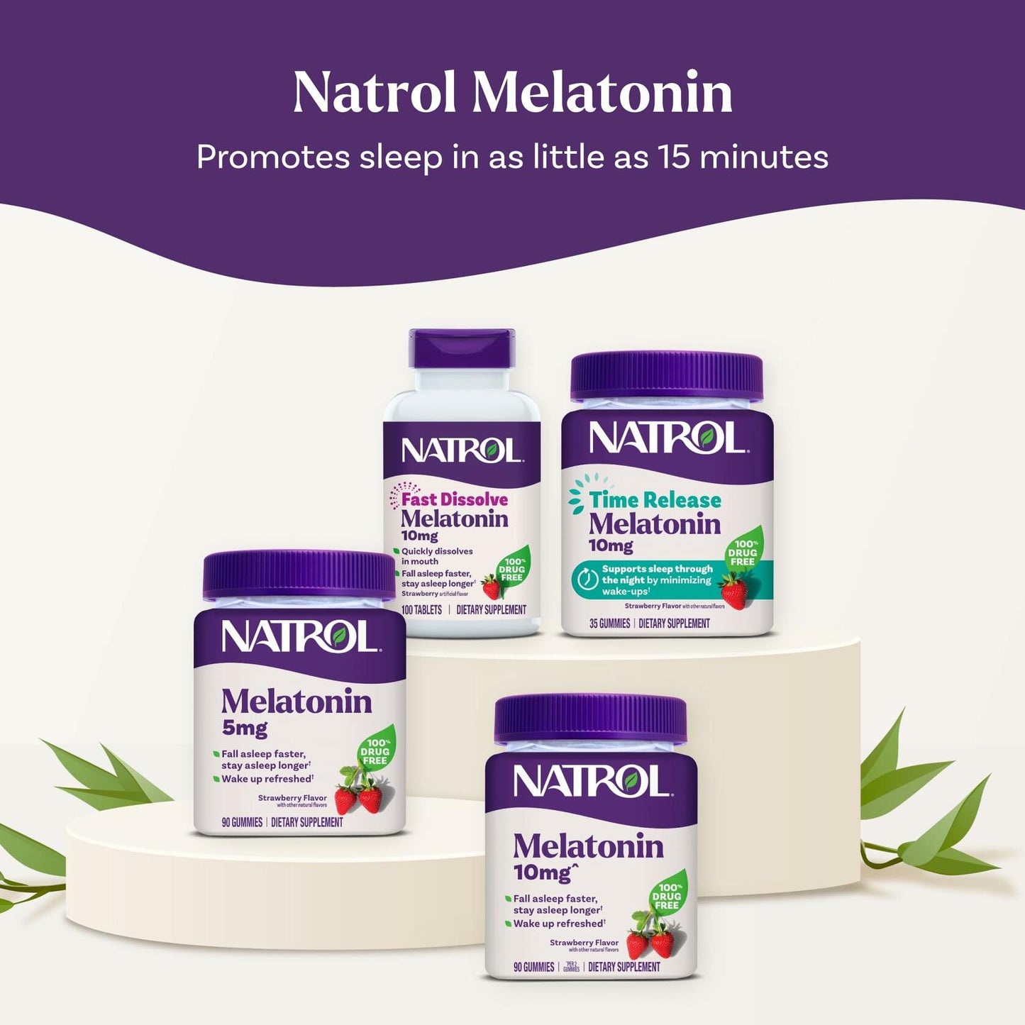 BestBy04/27 Natrol Melatonin 5mg Time Release Sleep Aid 100 Tablets