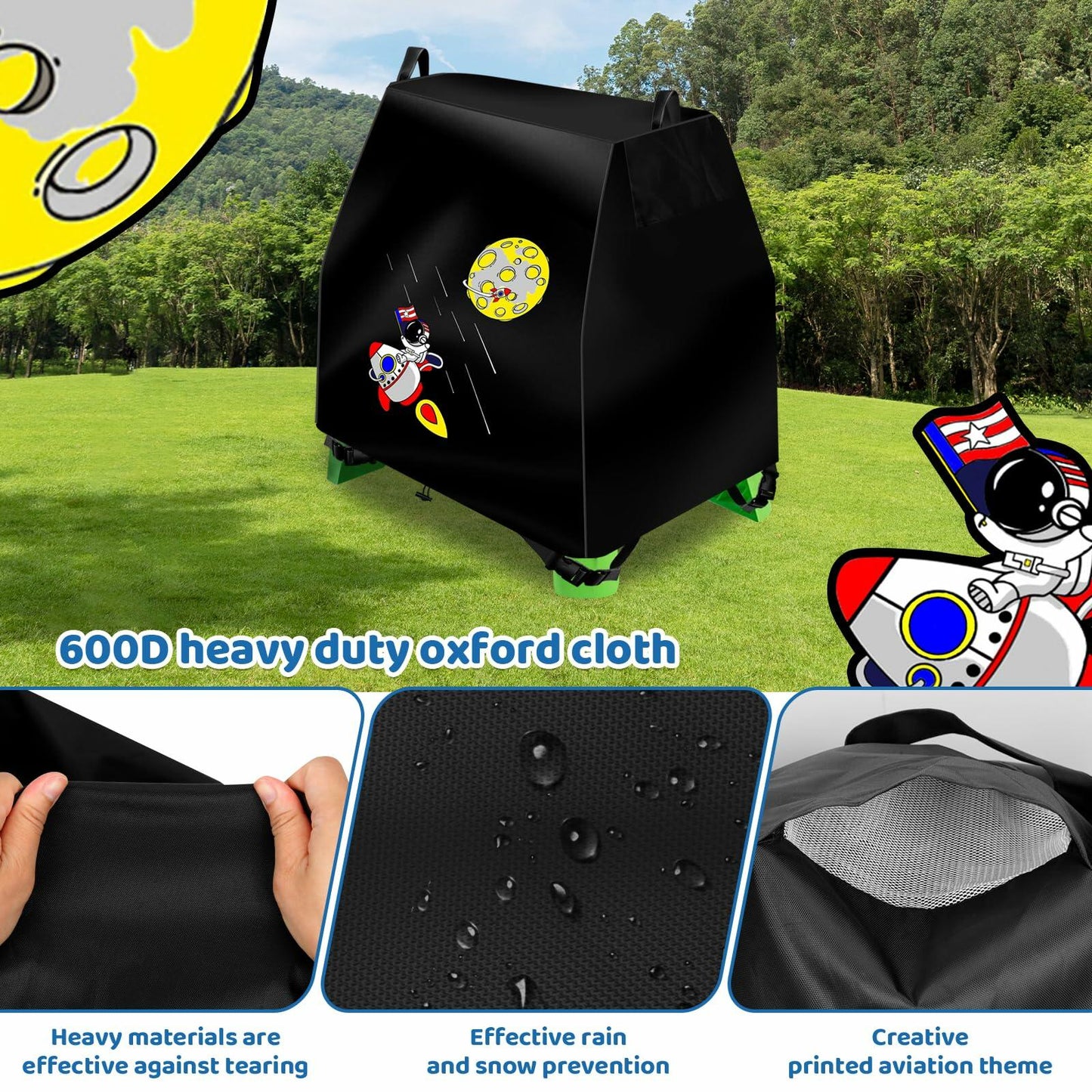 Goctoke Kids Waterproof Water Table Cover 39x23.5x31 Inch Outdoor