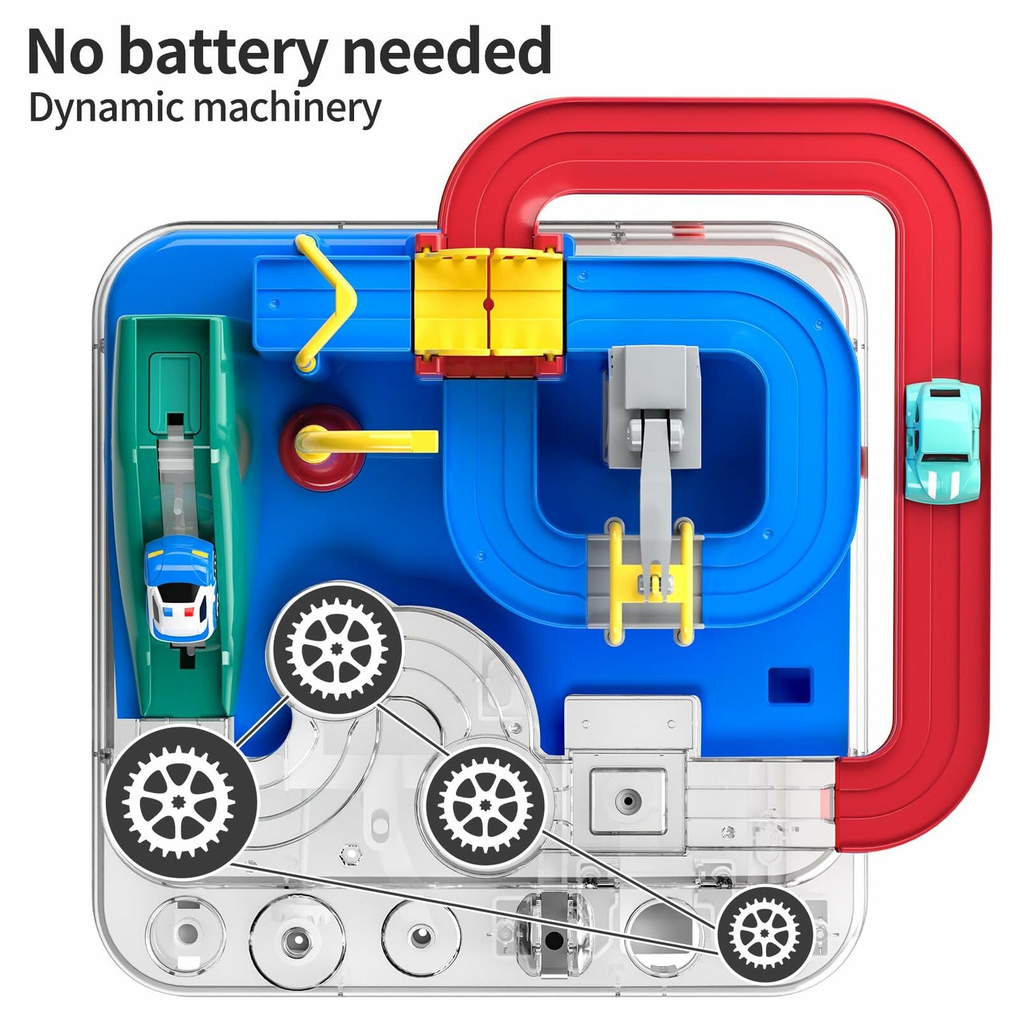 Educational Race Track Car Toys City Rescue Cars for Kids Ages 2-8 Years