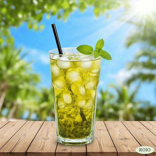 BestBy09/25 Roio Premium Loose Green Tea Whole Leaf Low Caffeine 50 Packets