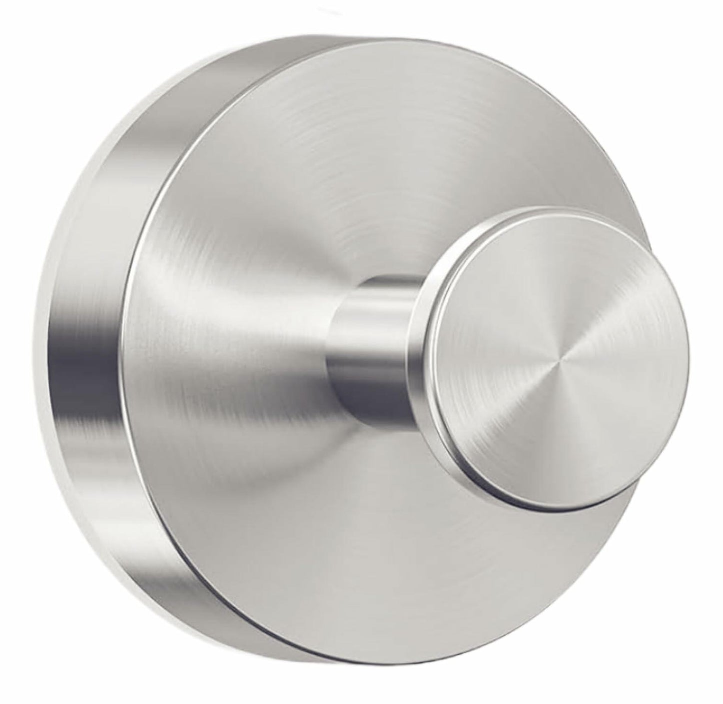 LECHI Stainless Steel Suction Cup Hook Waterproof No Drill Silver 1pc