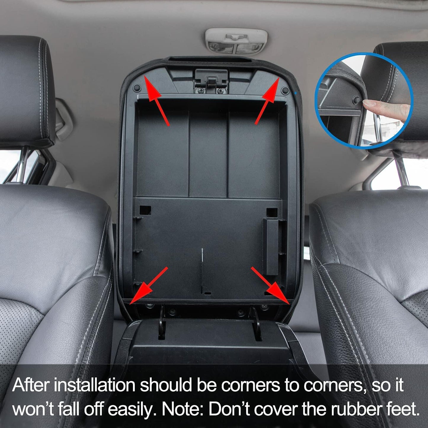JDMCAR Center Console Armrest Cover Toyota 4Runner 2010-2024 Neoprene