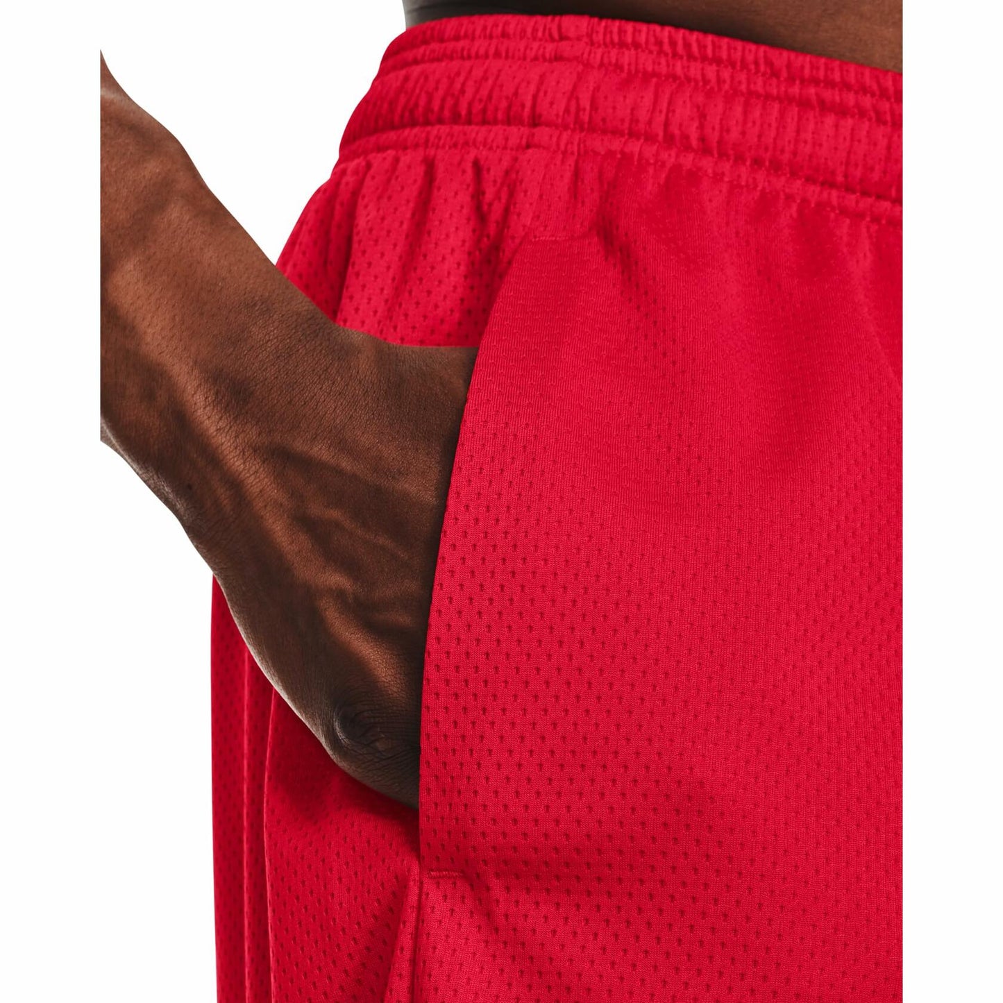 Under Armour Men's UA Tech Mesh Shorts Red Size L