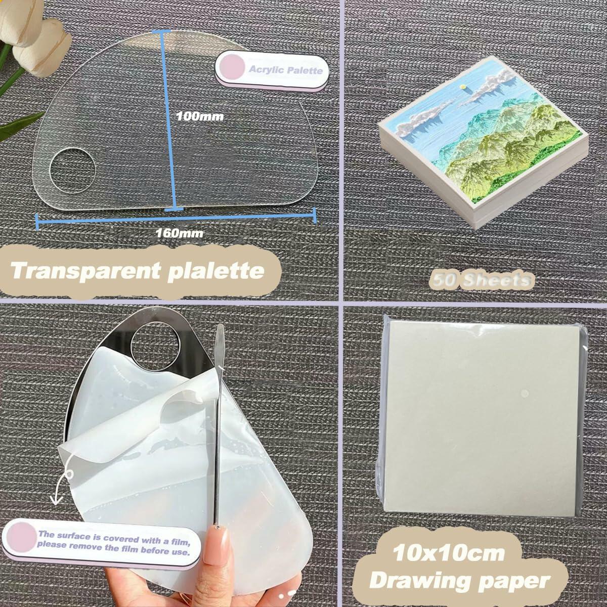 DAIZART Oil Painting Tool Set Palette Knife Blending Sponge Pen Art Supplies