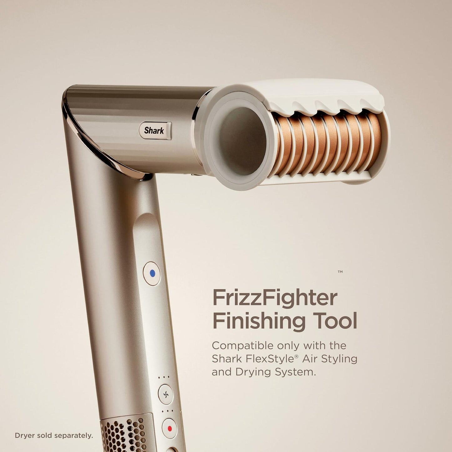 Shark XSKHD4PA FlexStyle FrizzFighter Finishing Tool Attachment Stone