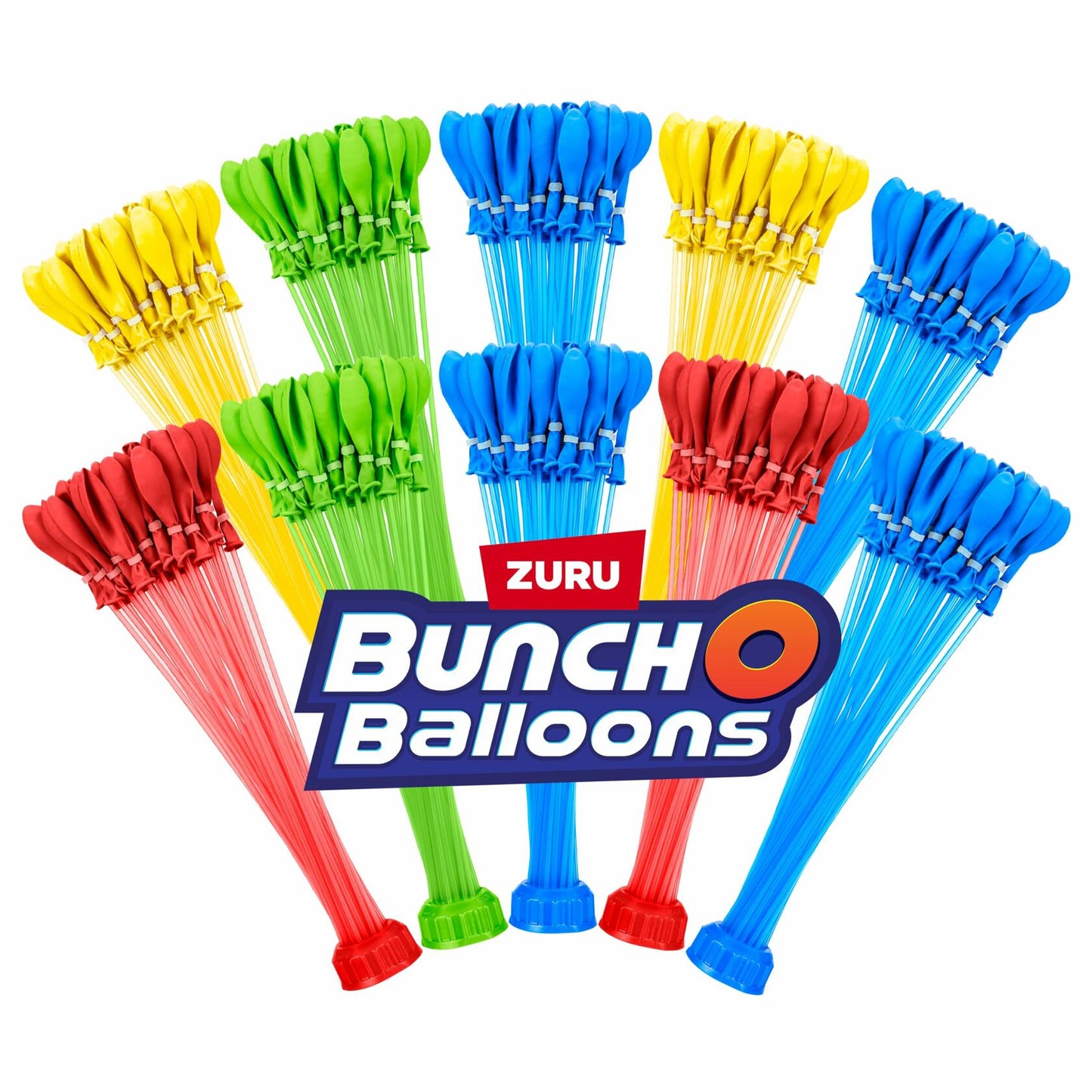 ZURU Bunch O Balloons 330+ Multi-Colored Rapid-Fill Water Balloons 10 Pack