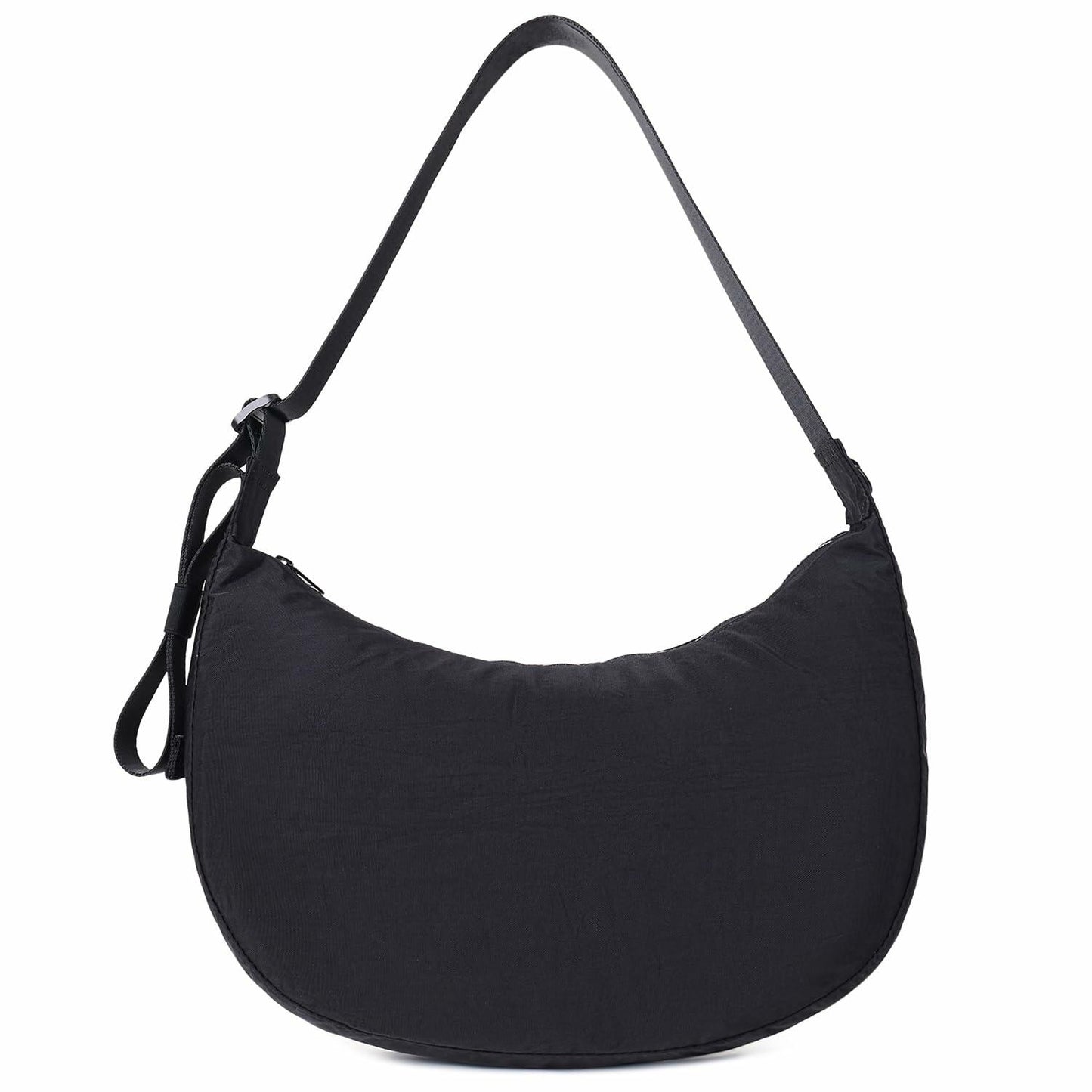 ATERITSSI Nylon Crescent Shoulder Crossbody Bag Adjustable Strap