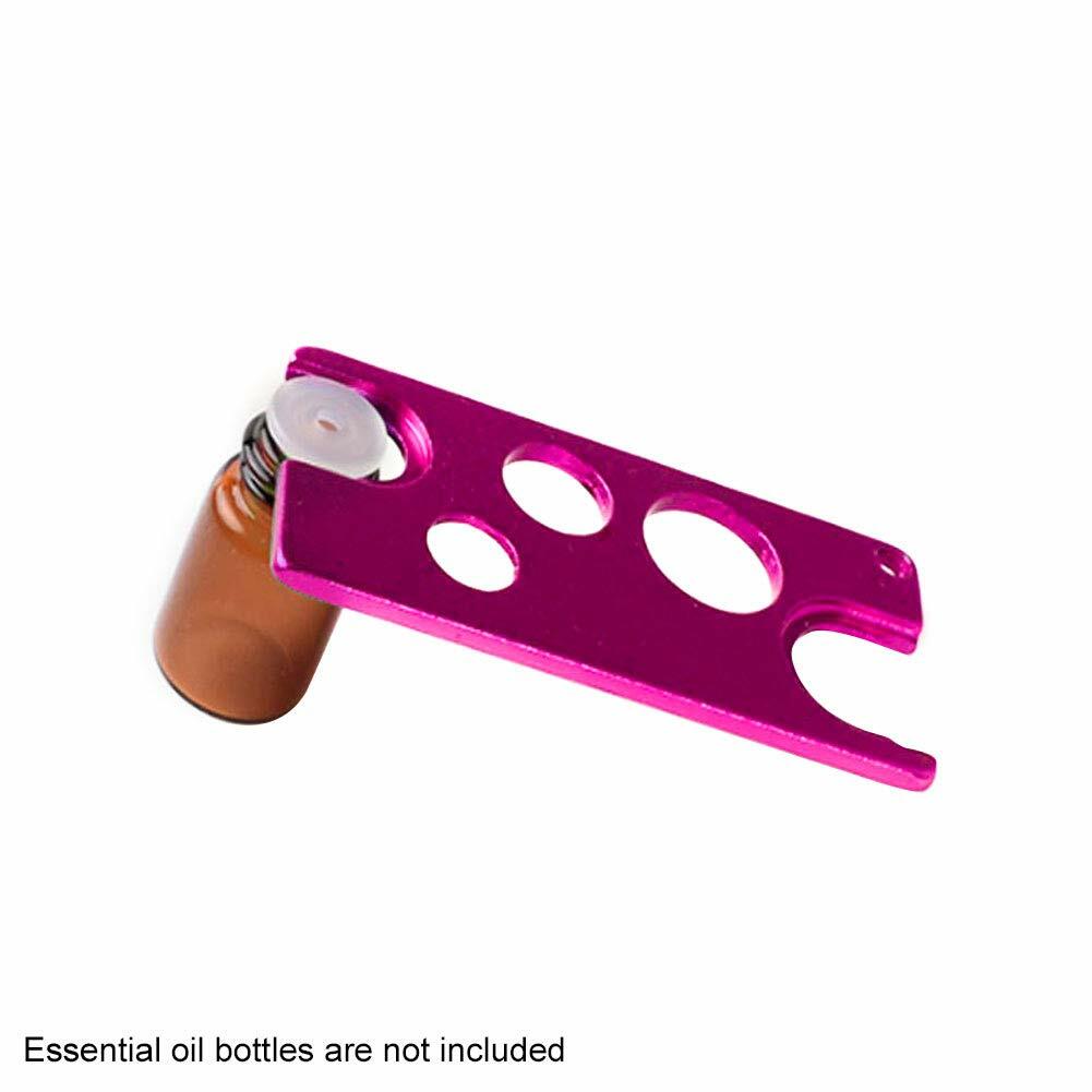Faddare Essential Oil Bottle Opener Set 3pcs Purple Rose Red Green