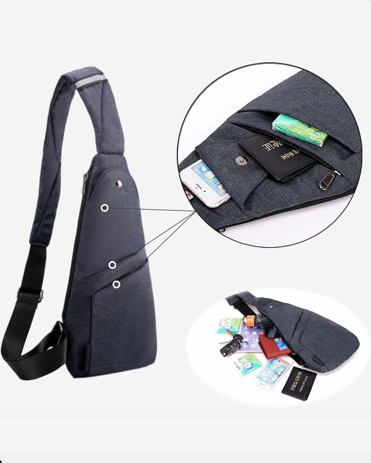 Sling Bag Anti Theft Crossbody Lightweight Travel Shoulder Daypack