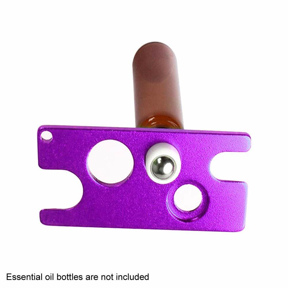 Faddare Essential Oil Bottle Opener Set 3pcs Purple Rose Red Green