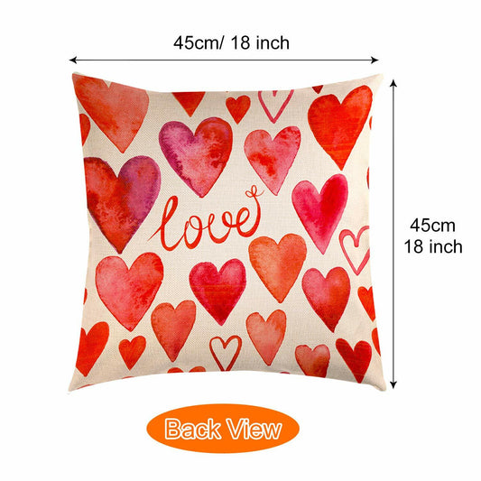 TUPARKA Valentine's Day Throw Pillow Covers 18x18 Inch 4 Pack