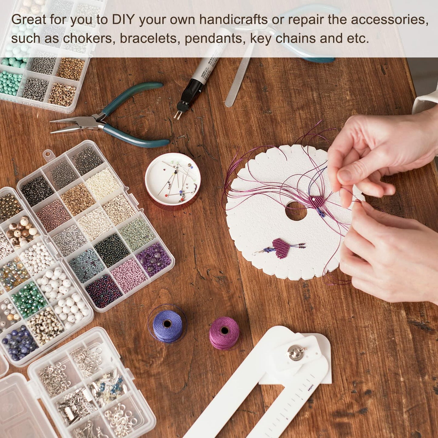 uxcell 8mm Open Jump Rings Carbon Steel Pink 80Pcs DIY Craft Connectors