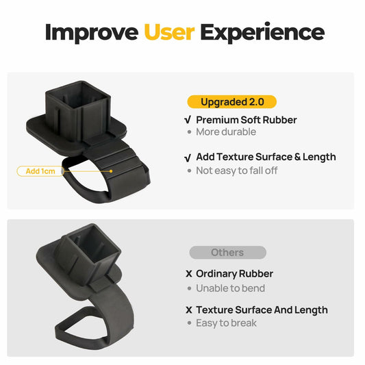 BougeRV 2 Inch Trailer Hitch Cover American Flag Metal 1 Pack