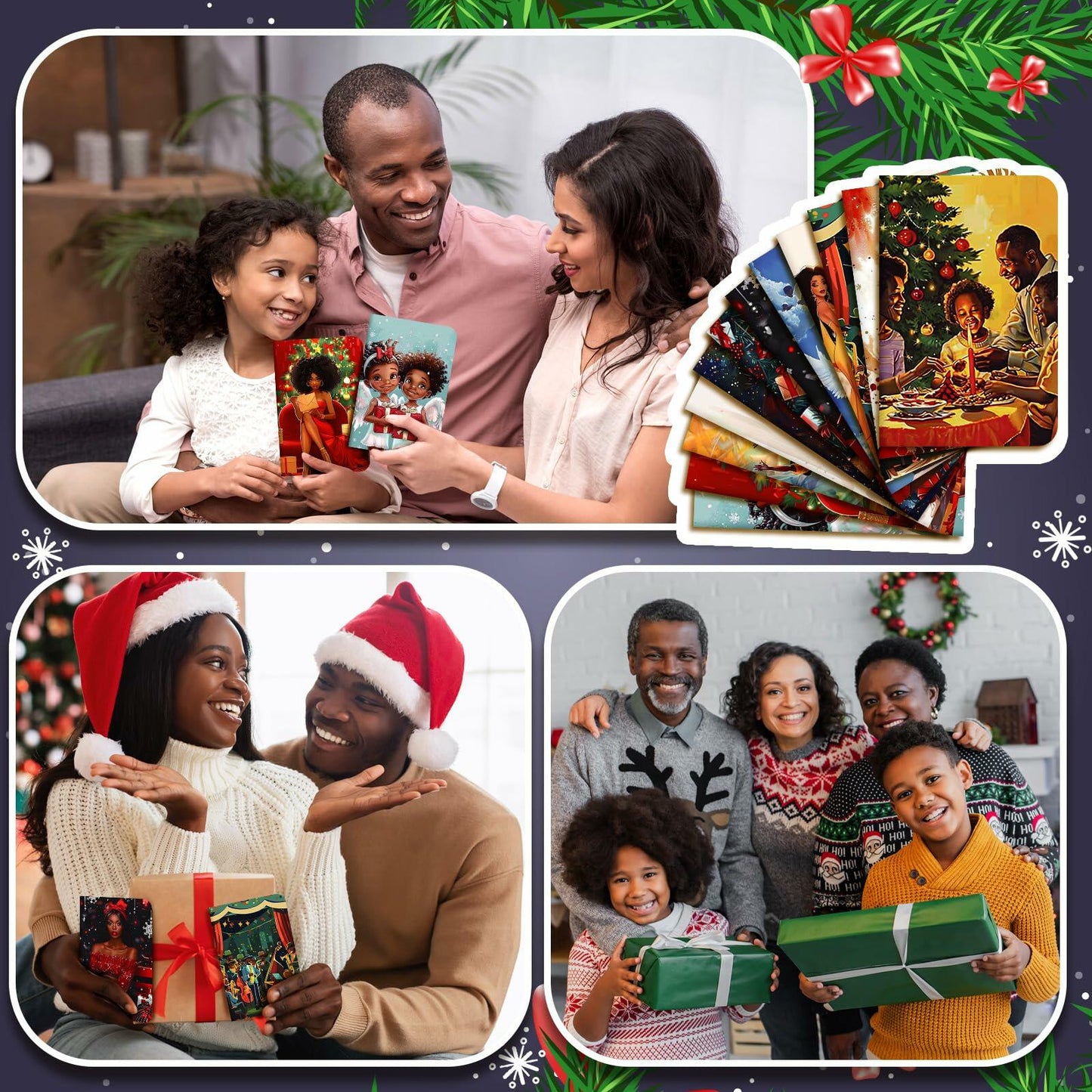 Saypacck 24 Pcs Black Women Mini Journals Inspirational Notebooks Black