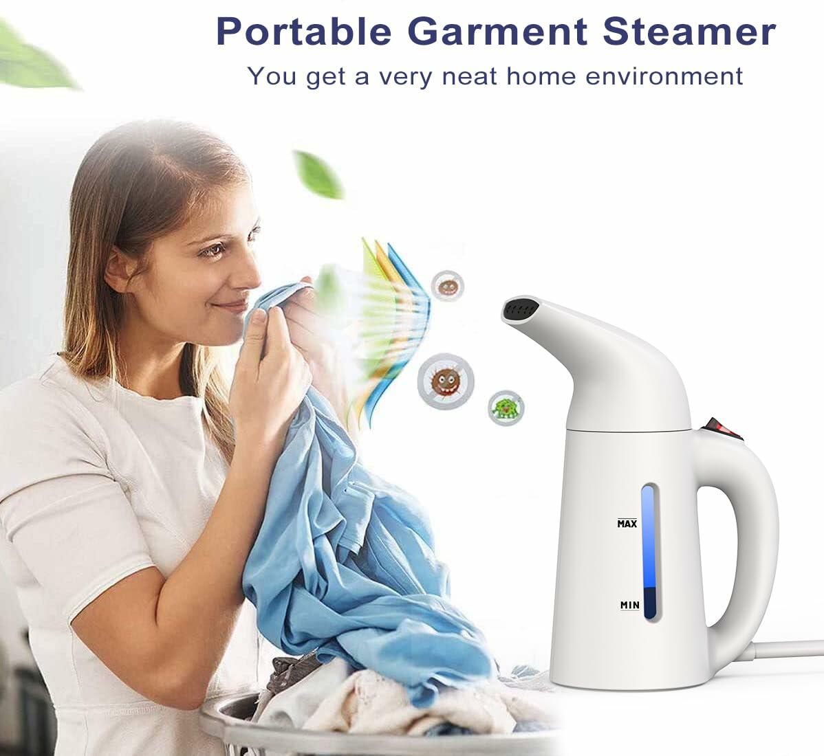 Portable Handheld Clothes Steamer Powerful Wrinkle Remover for Home Travel