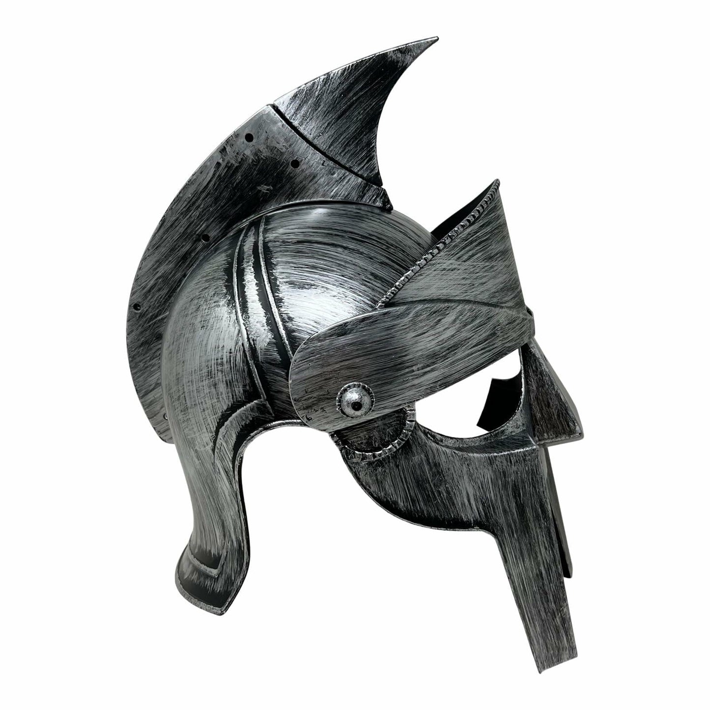 Cosmic Chameleon Spartan Helmet Men's Silver Medieval Armour King Leonidas