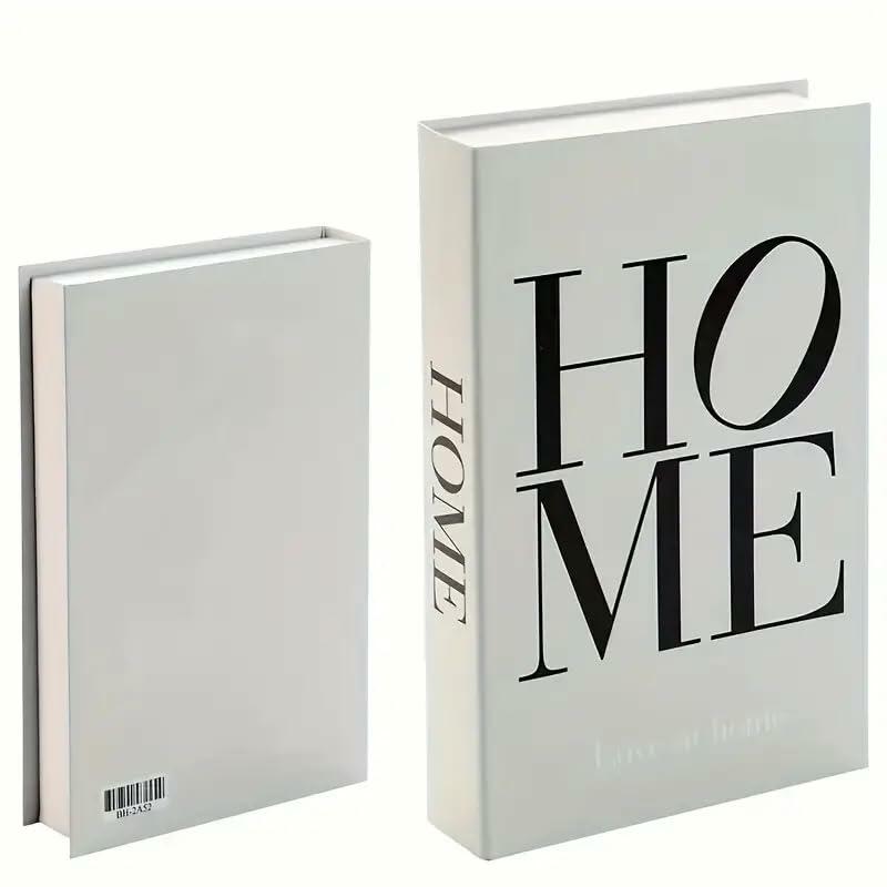 Xydedoing 3Pcs Faux Books Modern Home Decor Simulation Model Props