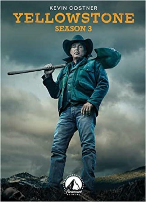 Paramount Yellowstone Season 3 DVD Kevin Costner TV Show John Dutton