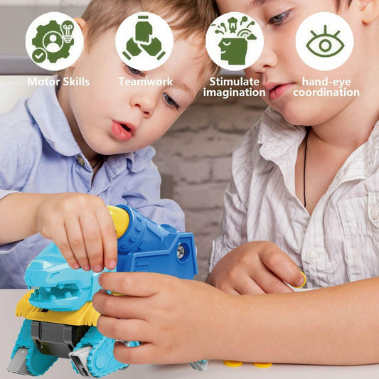 DDHOM Take Apart Dinosaur Toys 2 pcs Educational Construction Stegosaurus