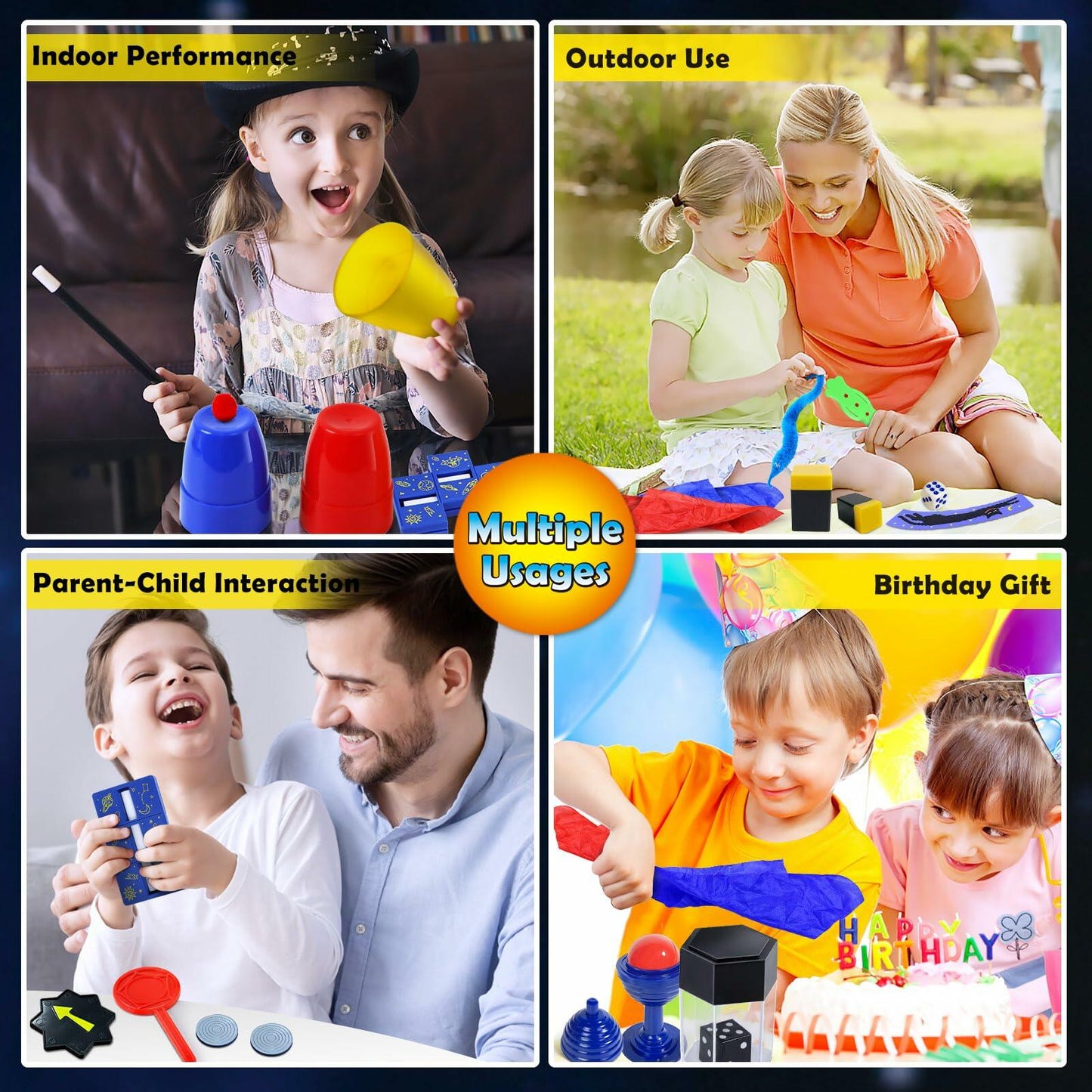 Heyzeibo Magic Set Magic Tricks Kit for Kids Ages 6-12 Beginner Fun Gift