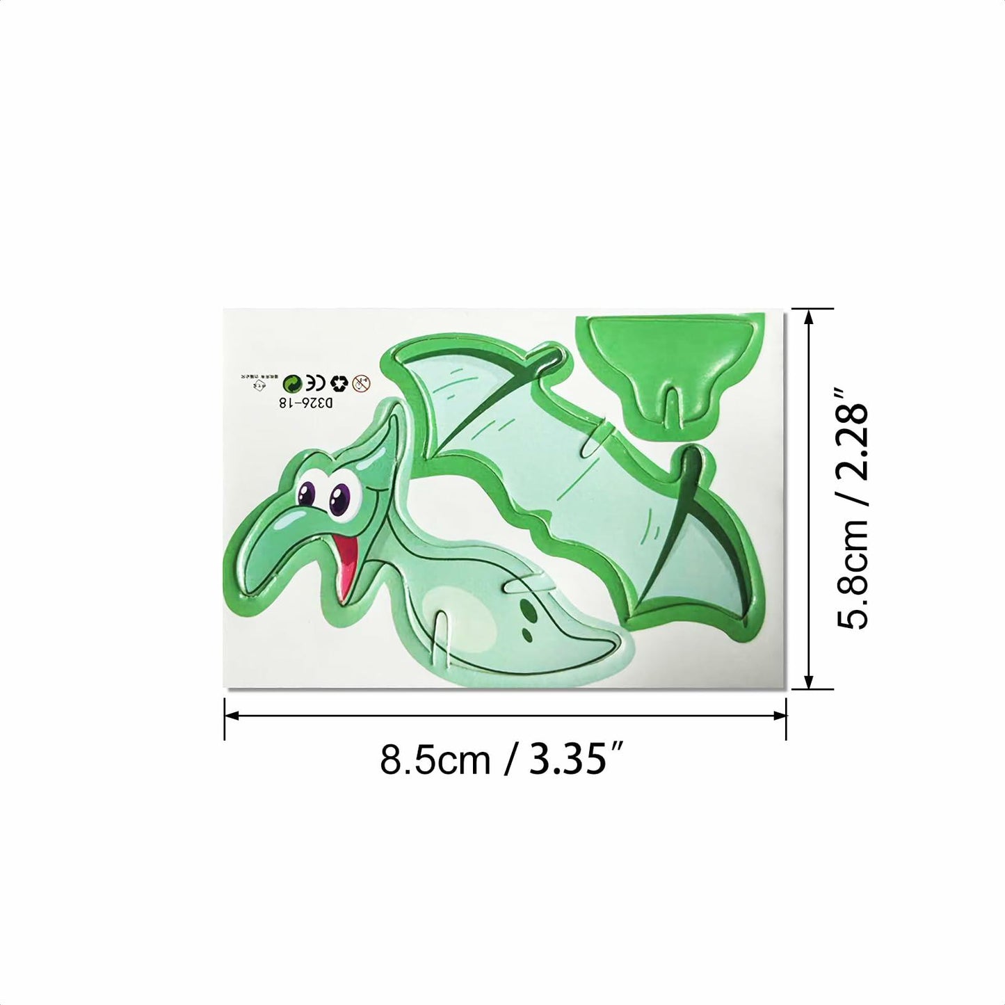 25Pcs Educational 3D Cartoon Puzzle Toys for Kids Boys Girls Birthday Gift
