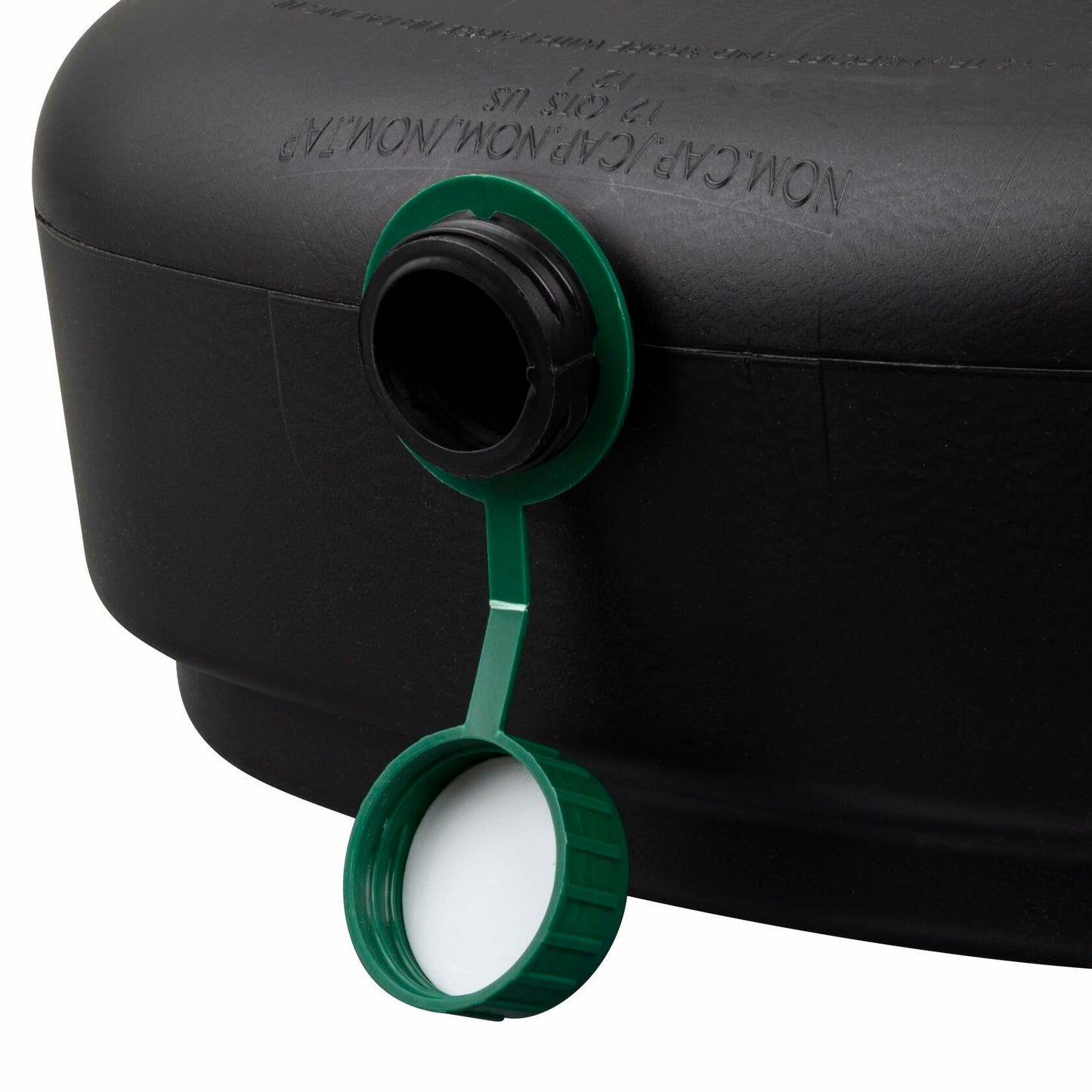 Scepter AM06984 12 Qt Oil Drain Pan with Lid Filter Screen Pour Spout Black
