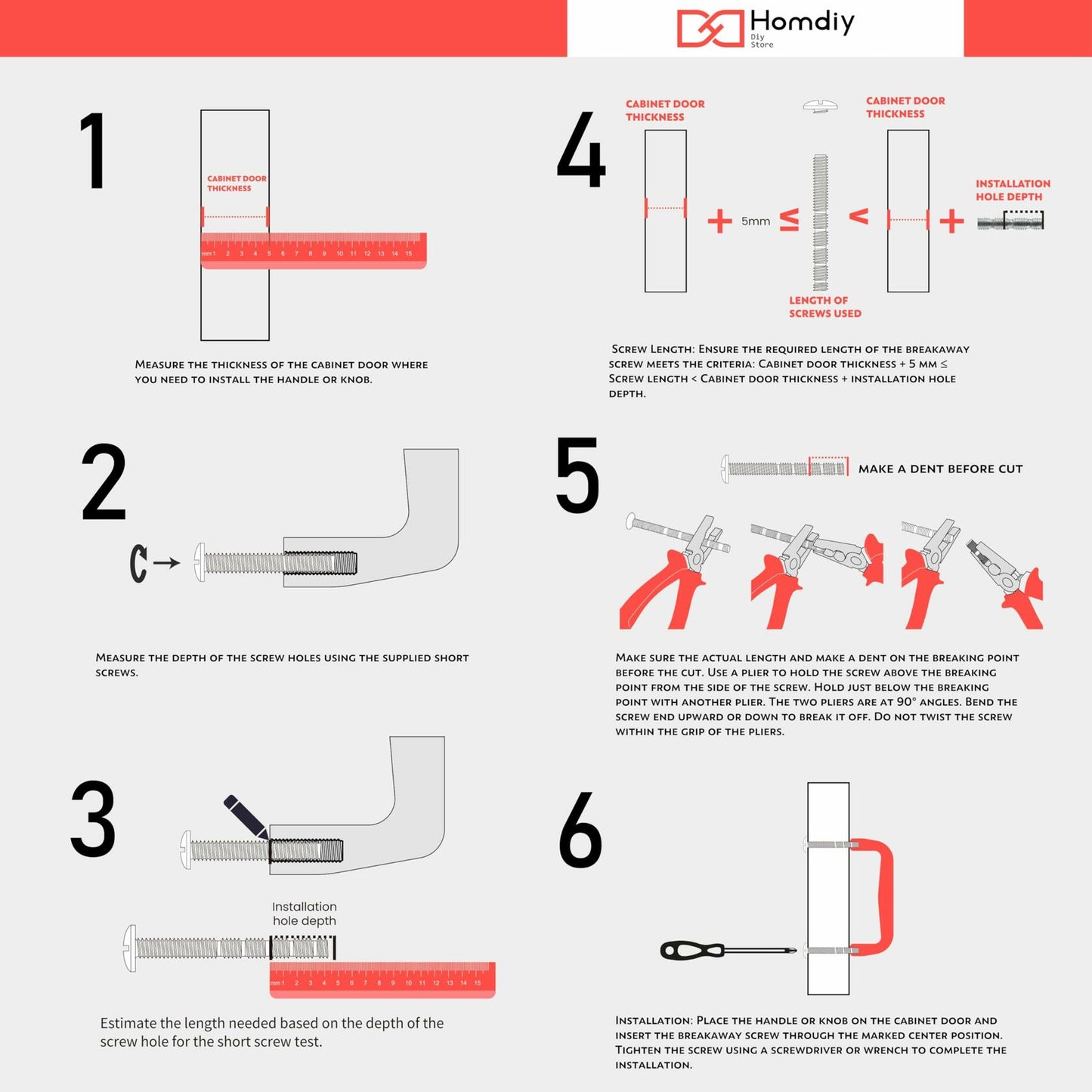 homdiy 30 Pack 3in Brushed Nickel Cabinet Handles Kitchen Hardware