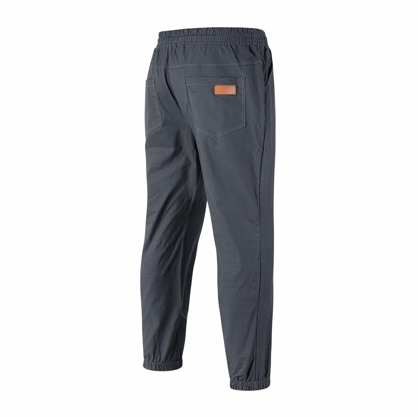 MGYIMOYUGYM Men's Casual Cargo Hiking Joggers Pants Dark Grey Size XXL