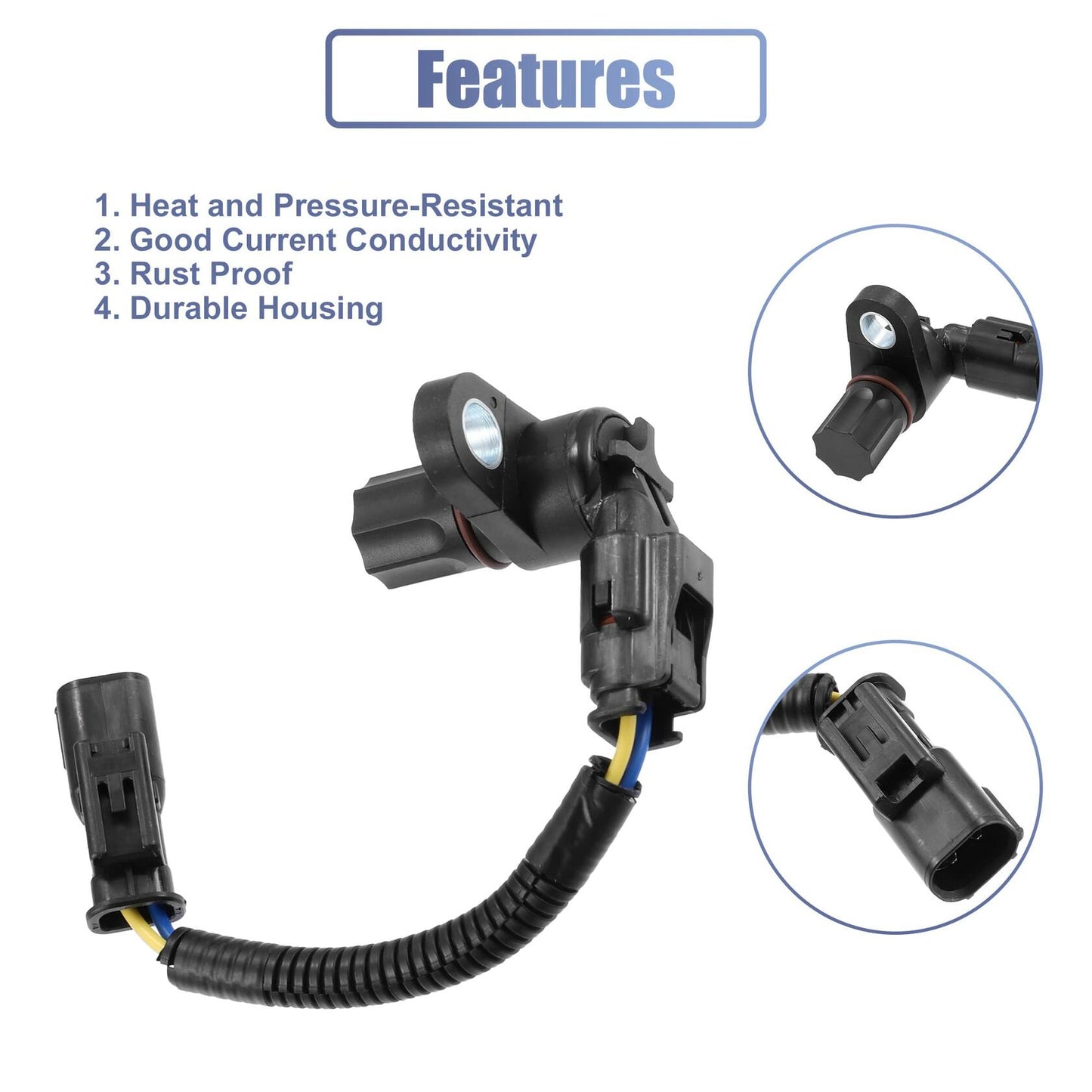 X AUTOHAUX ABS Wheel Speed Sensor Rear Left Right for Dodge Ram 1500 2500