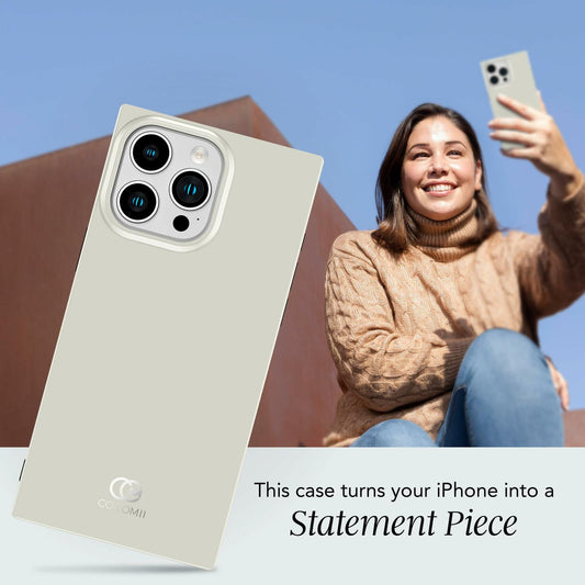 Cocomii Rectangle Magnetic Case for iPhone 13 Pro Max 6.7in Caramel