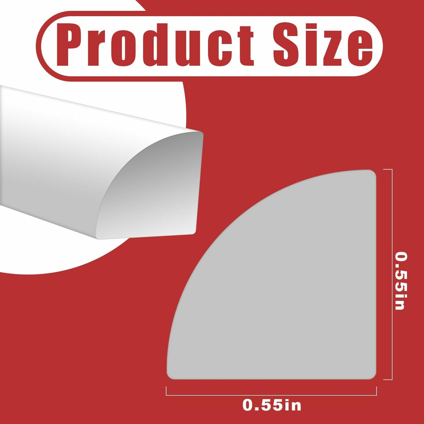 Flexible Quarter Round Molding 118 Inch Peel and Stick Wall Trim White