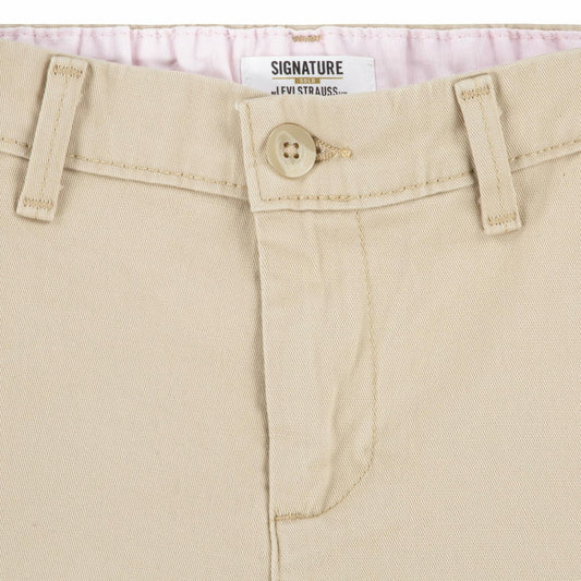 Levi Strauss Signature Gold Girls Uniform Shorts Safari Size 6