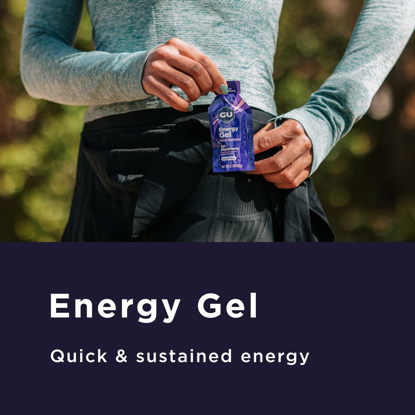 GU Energy Original Sports Nutrition Energy Gel Campfire S'Mores 24-Count