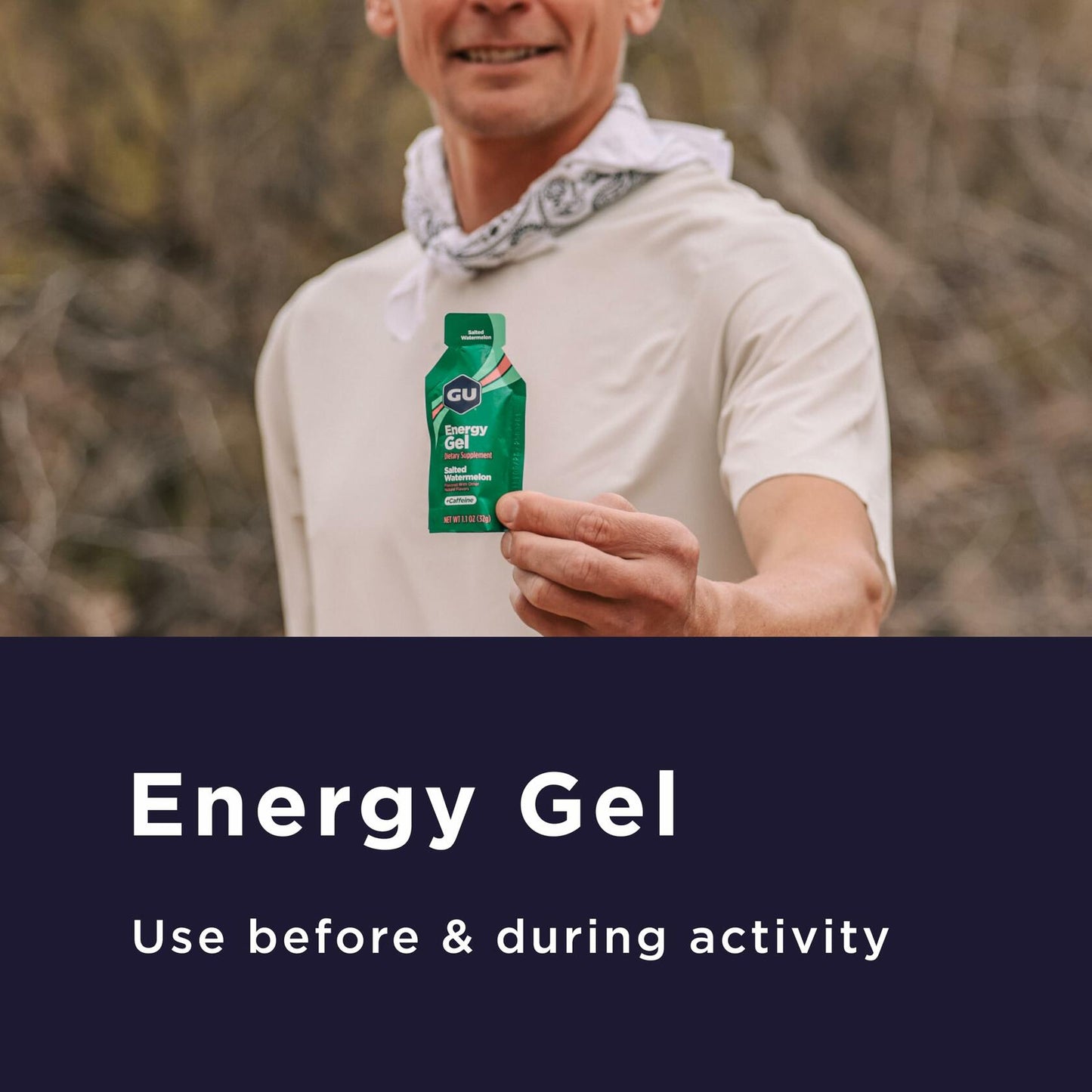 GU Energy Original Sports Nutrition Energy Gel Campfire S'Mores 24-Count