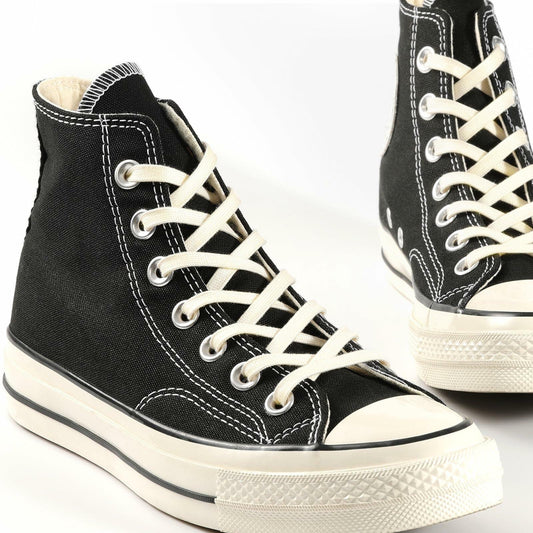 Handshop 2 Pairs Flat Waxed Shoe Laces 7mm Wide Beige 120cm