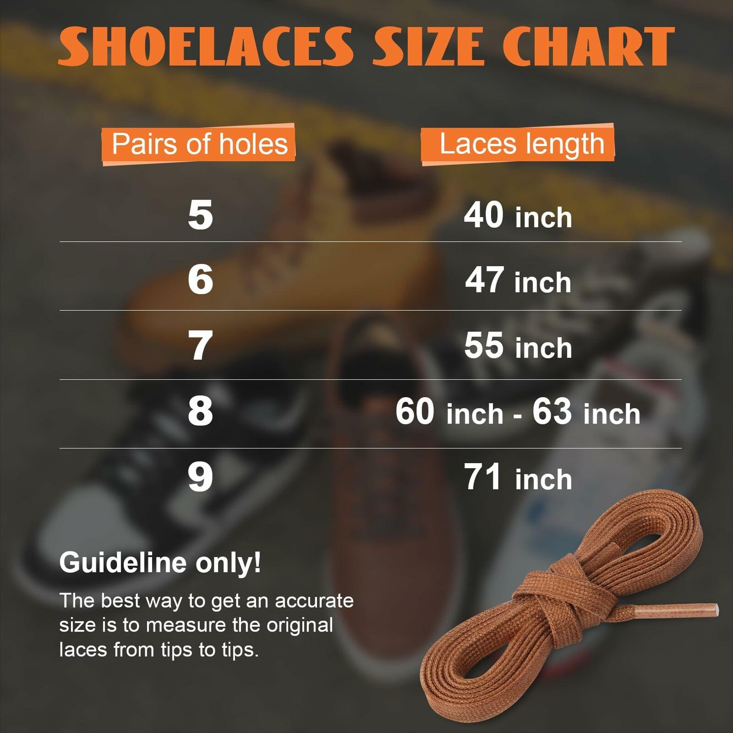 Handshop 2 Pairs Flat Waxed Shoe Laces 7mm Wide Beige 120cm