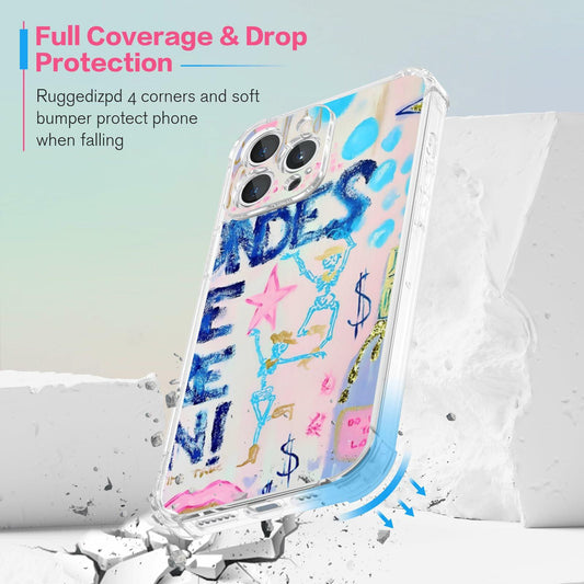 MMYAJT iPhone 13 Pro Case Shockproof Clear Blondes Have More Fun Cover