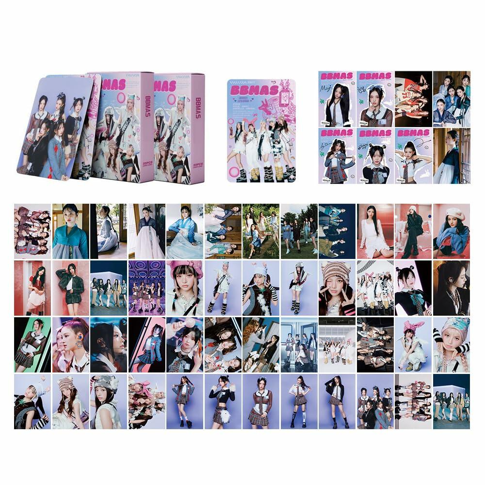 4Pack 220Pcs Bunny Photocards Lomo Cards Kpop Album Merchandise