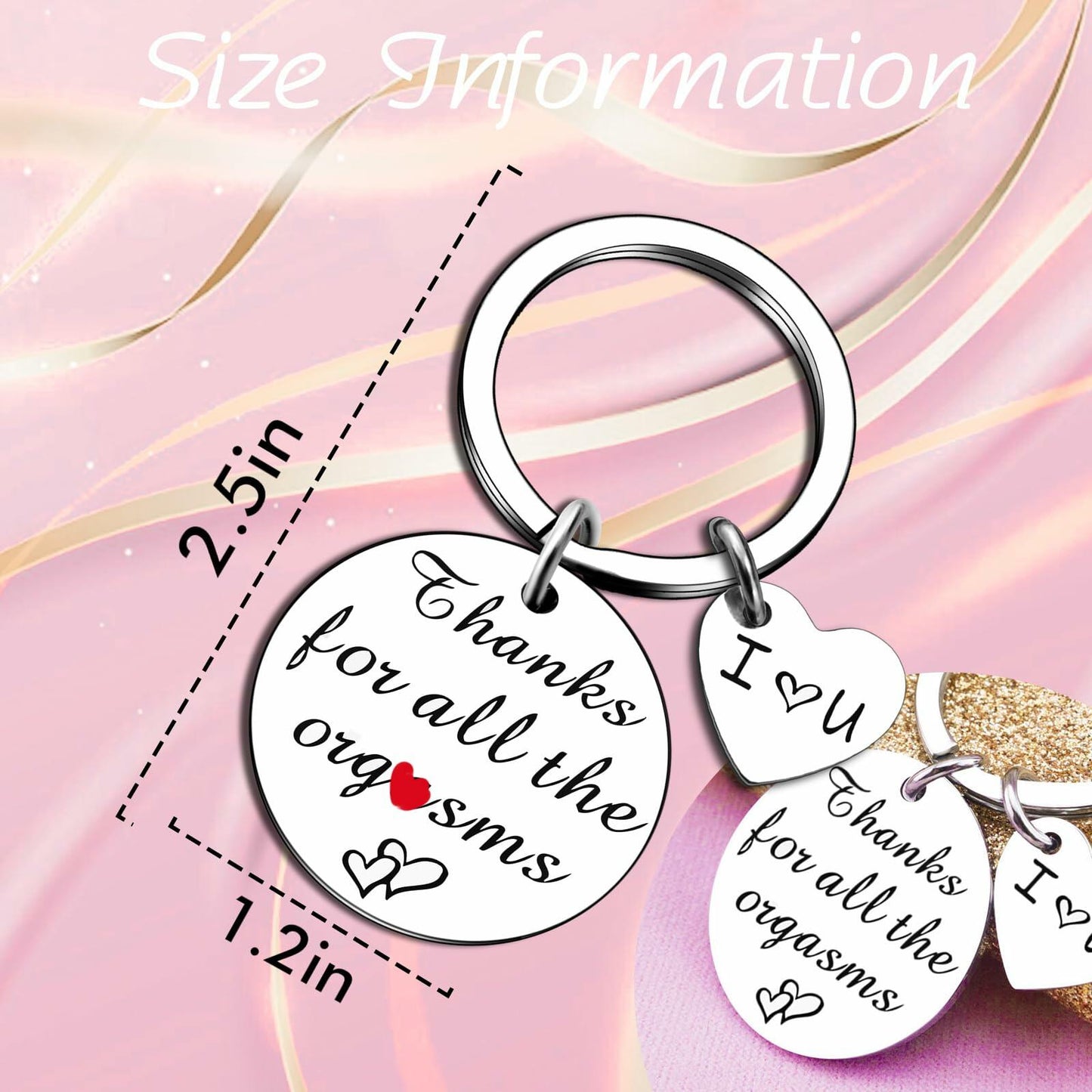 Women Stocking Stuffers Keychain Gifts Christmas Gag Gifts for Her Him
