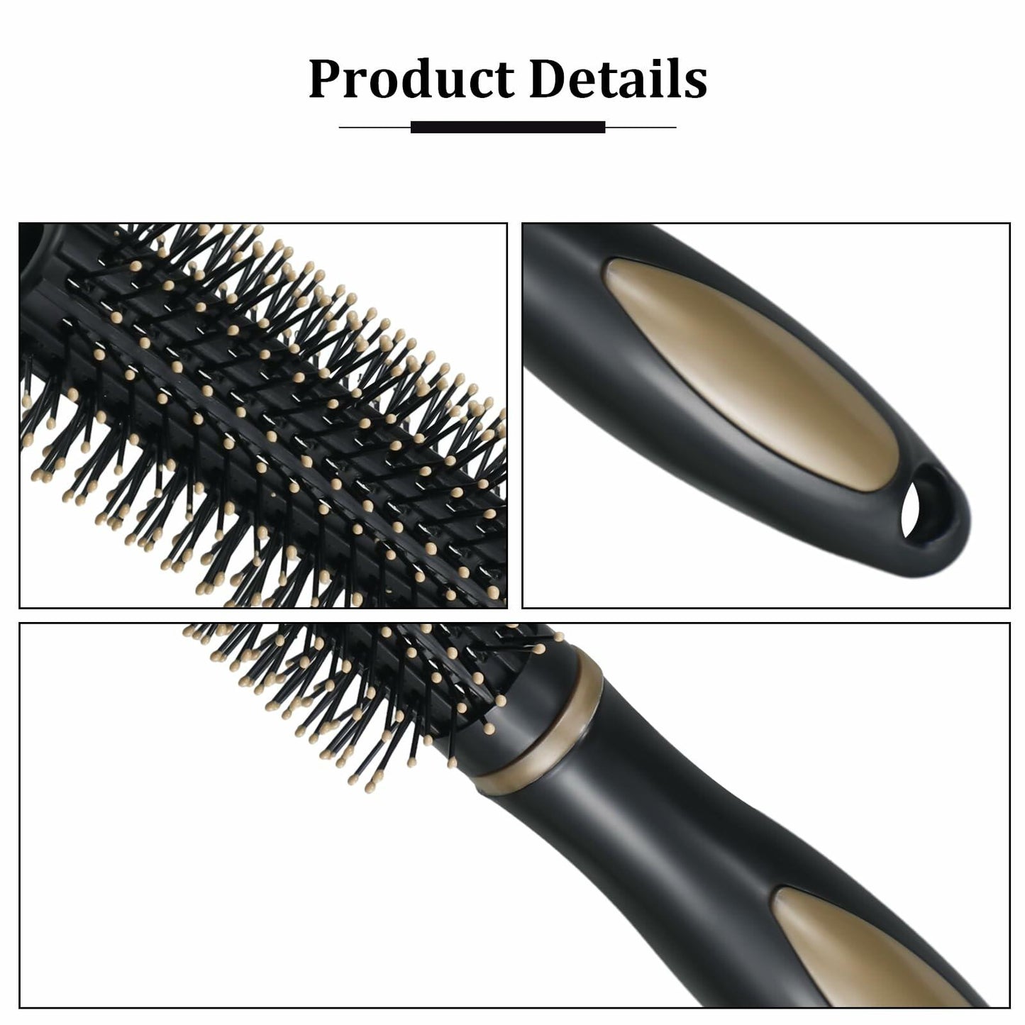 6 Pieces Detangling Styling Comb Set for Women and Men - All Hair Types