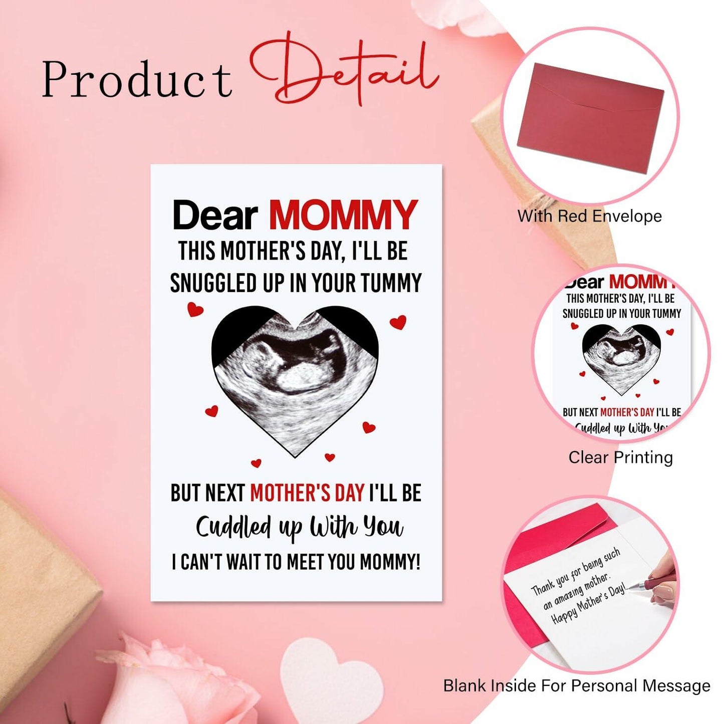 Ithmahco Mother To Be Mothers Day Card 1st Mothers Day Gift New Mom