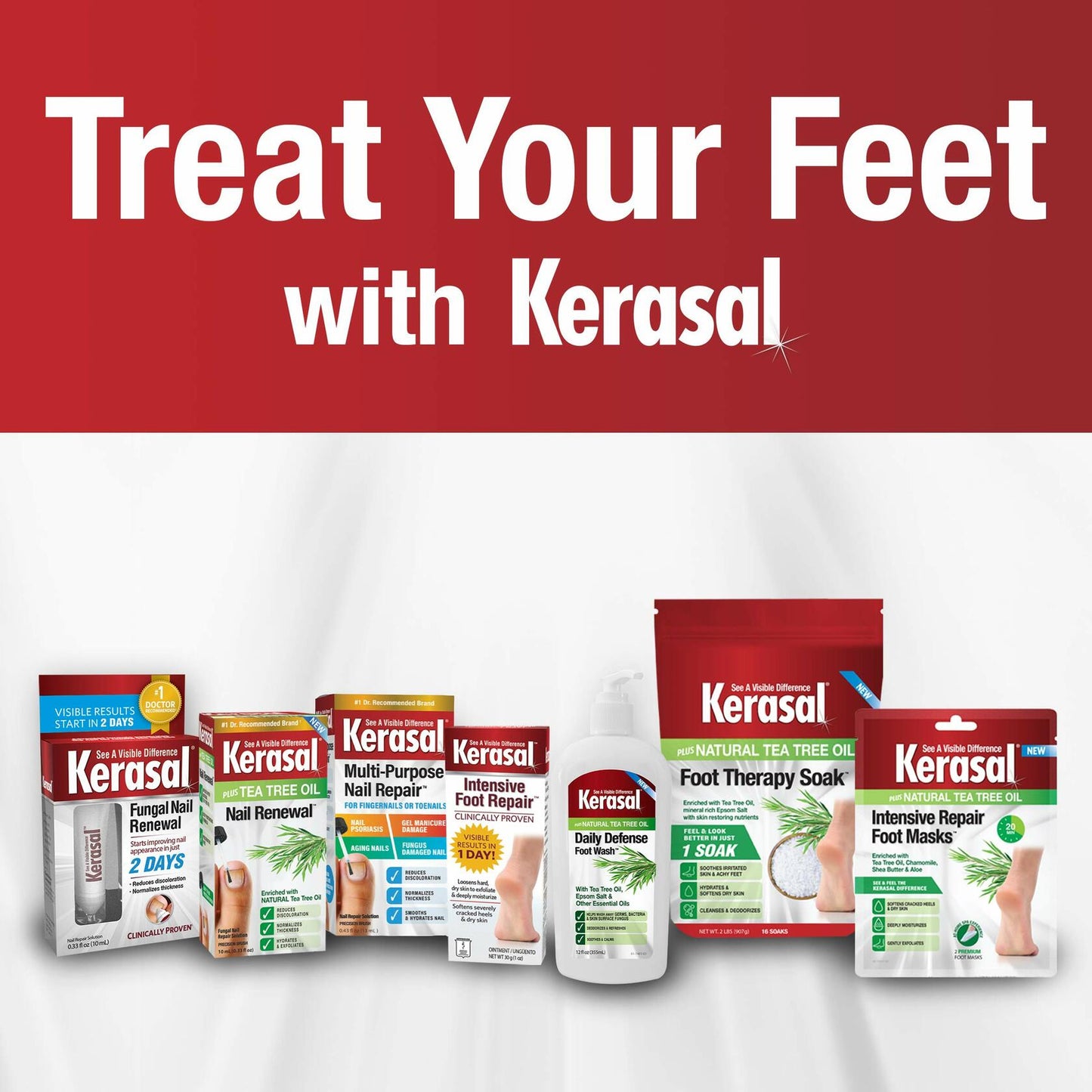 Kerasal Nail Fungal Renewal Treatment 10ml 2 Count