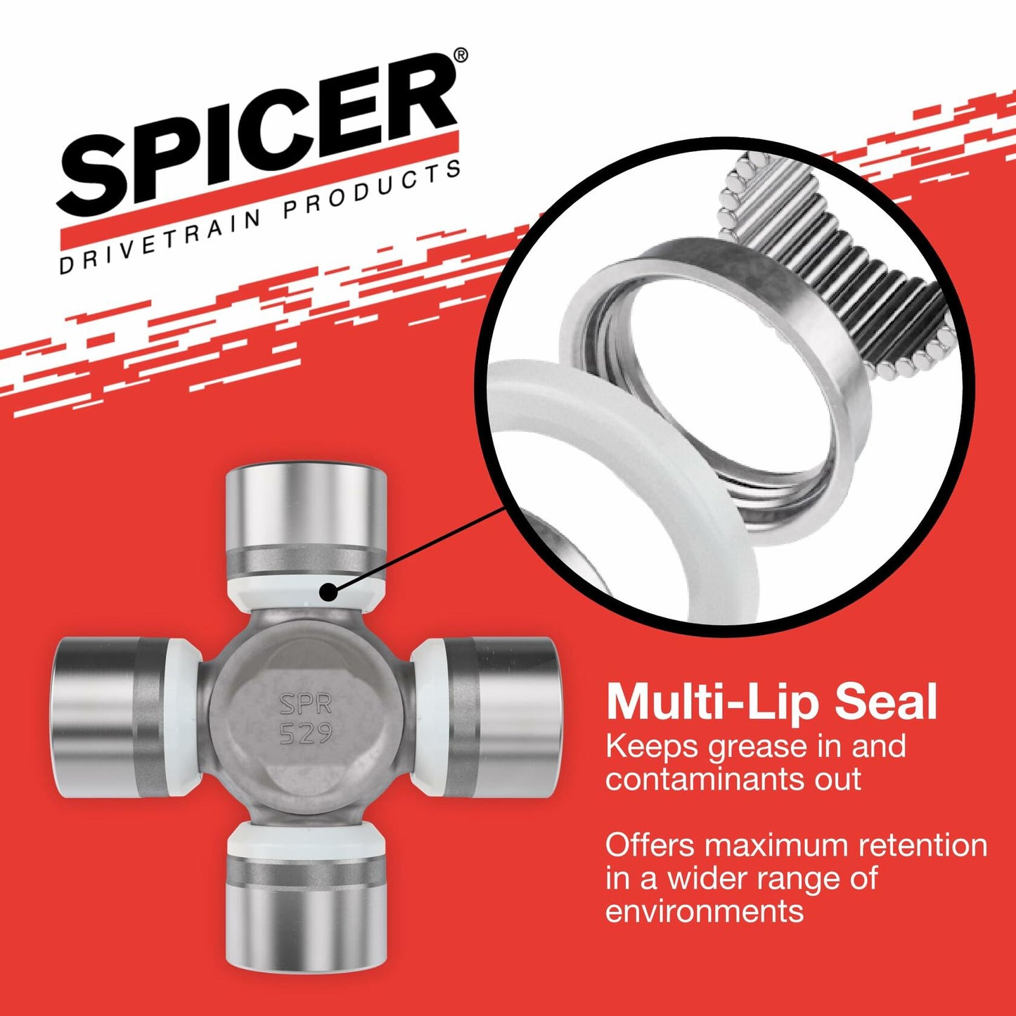 Spicer SPL70-1X U-Joint Kit 1550/SPL70 Series OSR