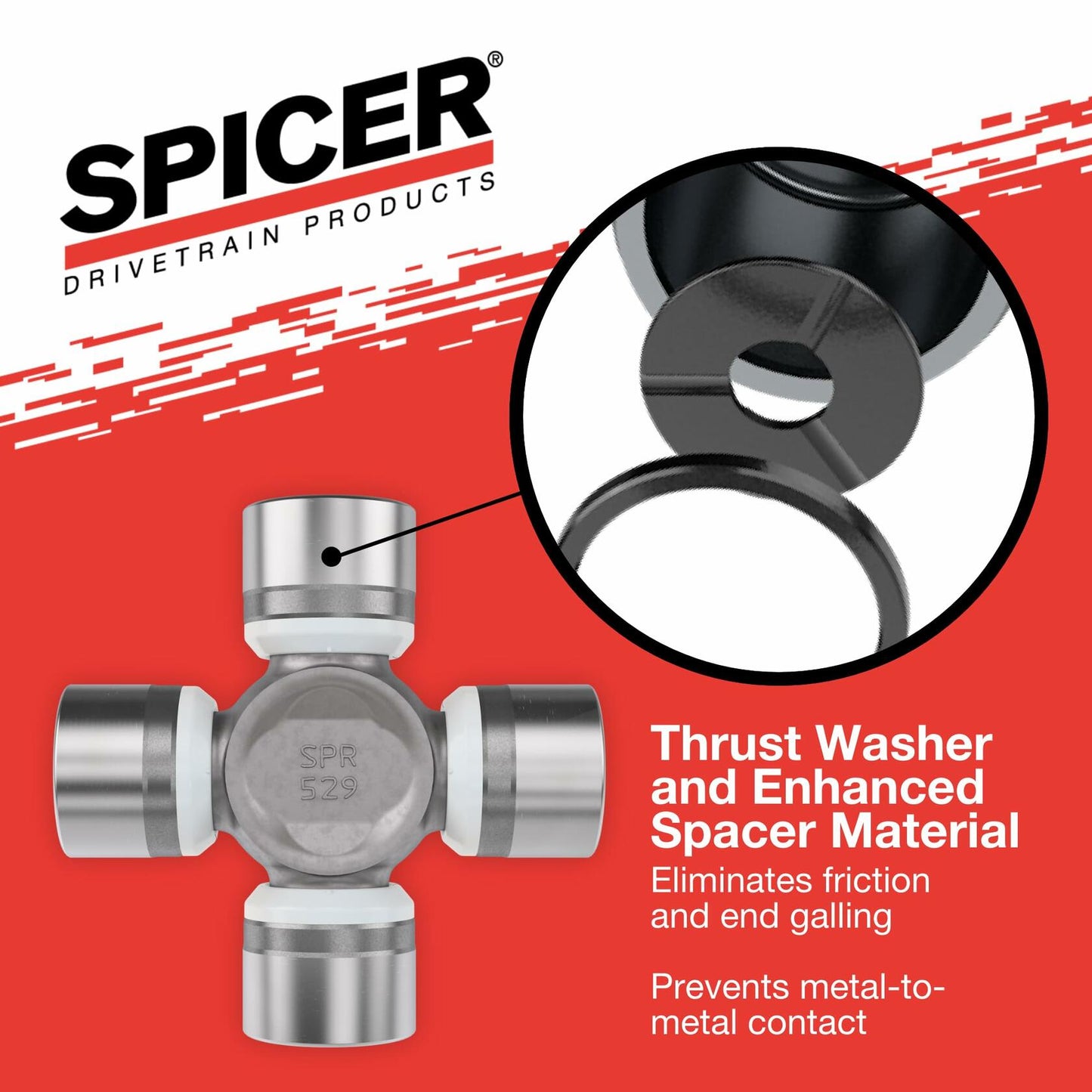 Spicer SPL70-1X U-Joint Kit 1550/SPL70 Series OSR