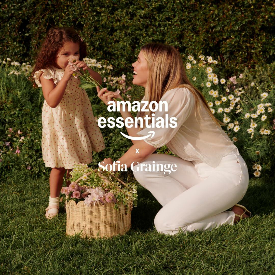 Amazon Essentials Sofia Grainge Unisex Toddler Pajama Set 4T Pink Stripe