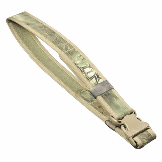 Camo Belt Men Outdoor Sports Quick Release Tactical Pants Belt Python Khaki