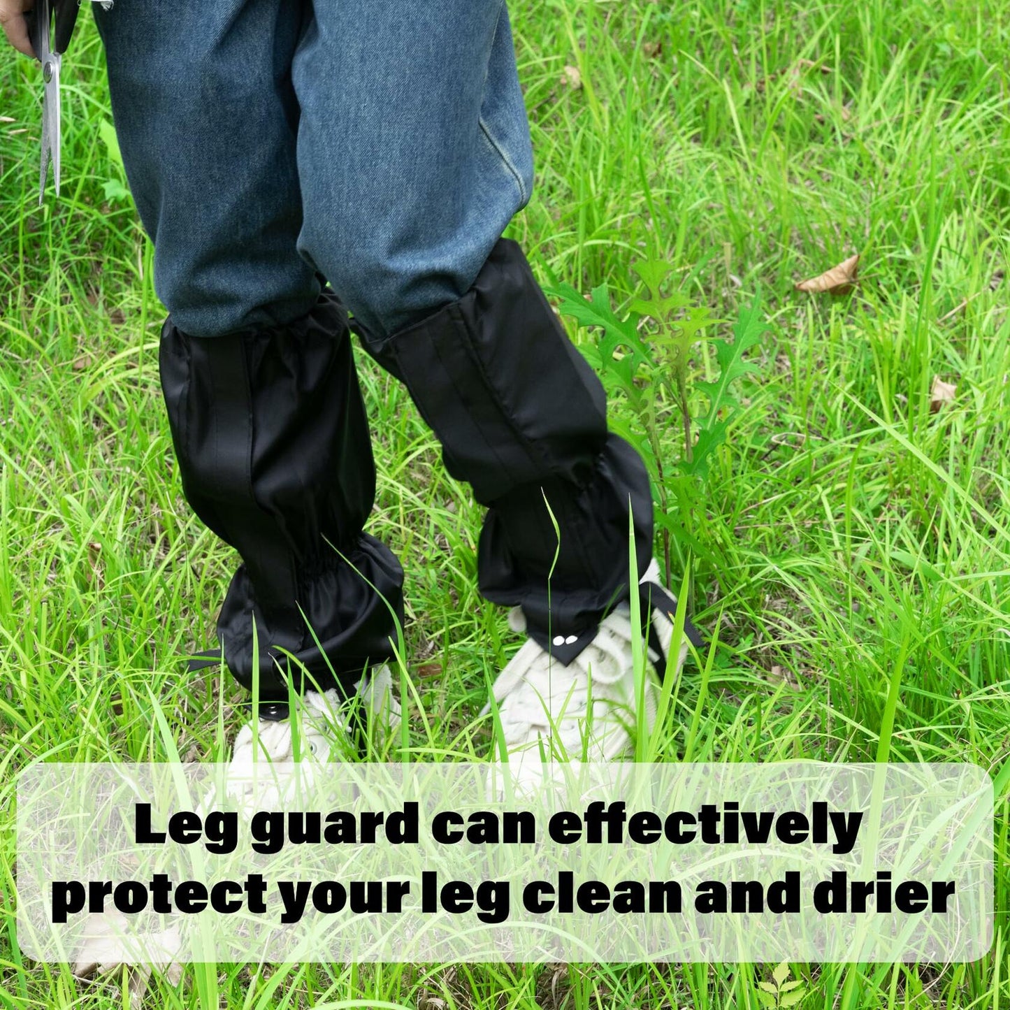 UNIFAMILY Waterproof Leg Gaiters Adjustable Hiking Walking Leg Guards