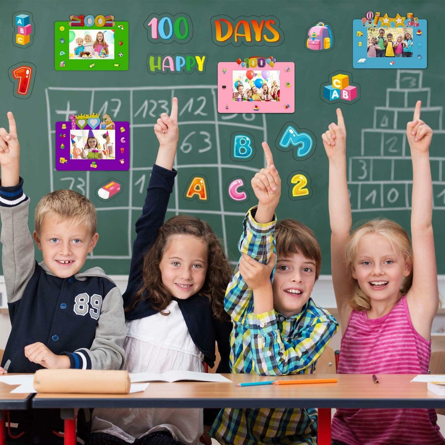 VIKILON 24 Pack Paper Picture Frames Kids Craft Kits School Classroom Fun