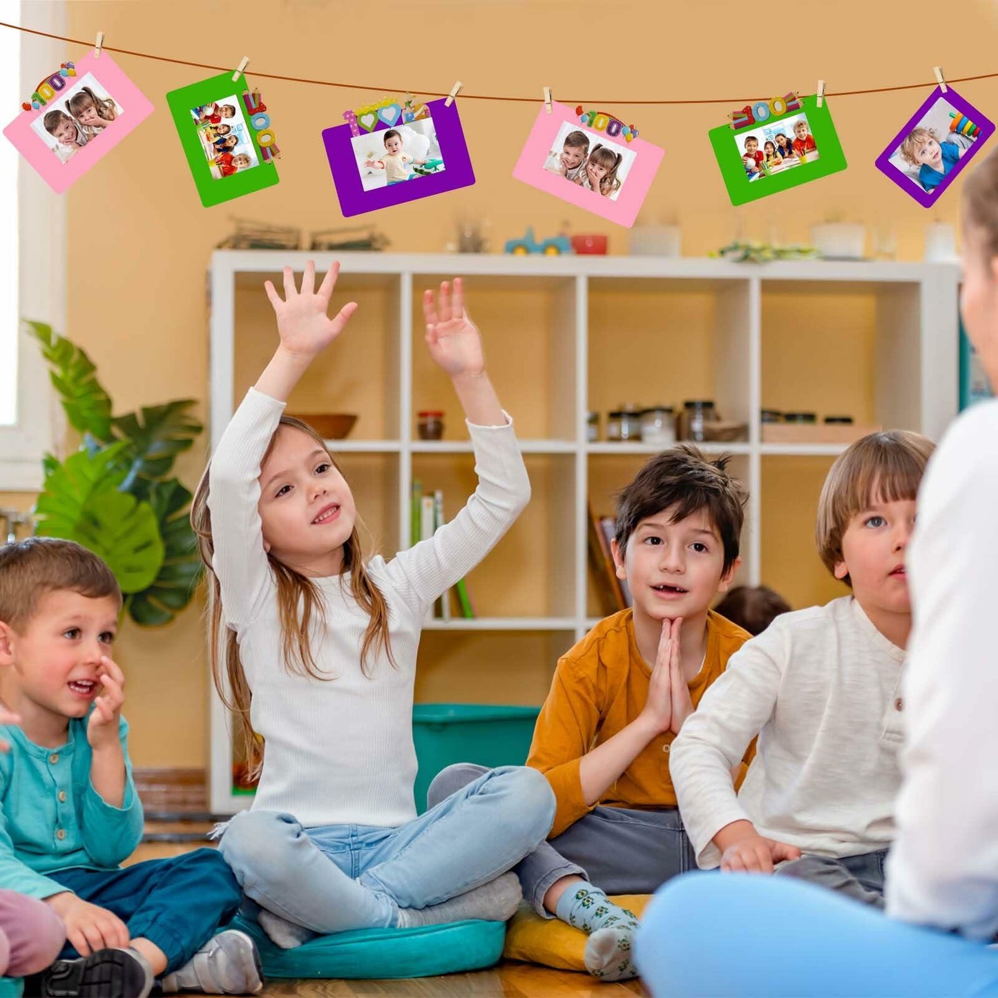 VIKILON 24 Pack Paper Picture Frames Kids Craft Kits School Classroom Fun