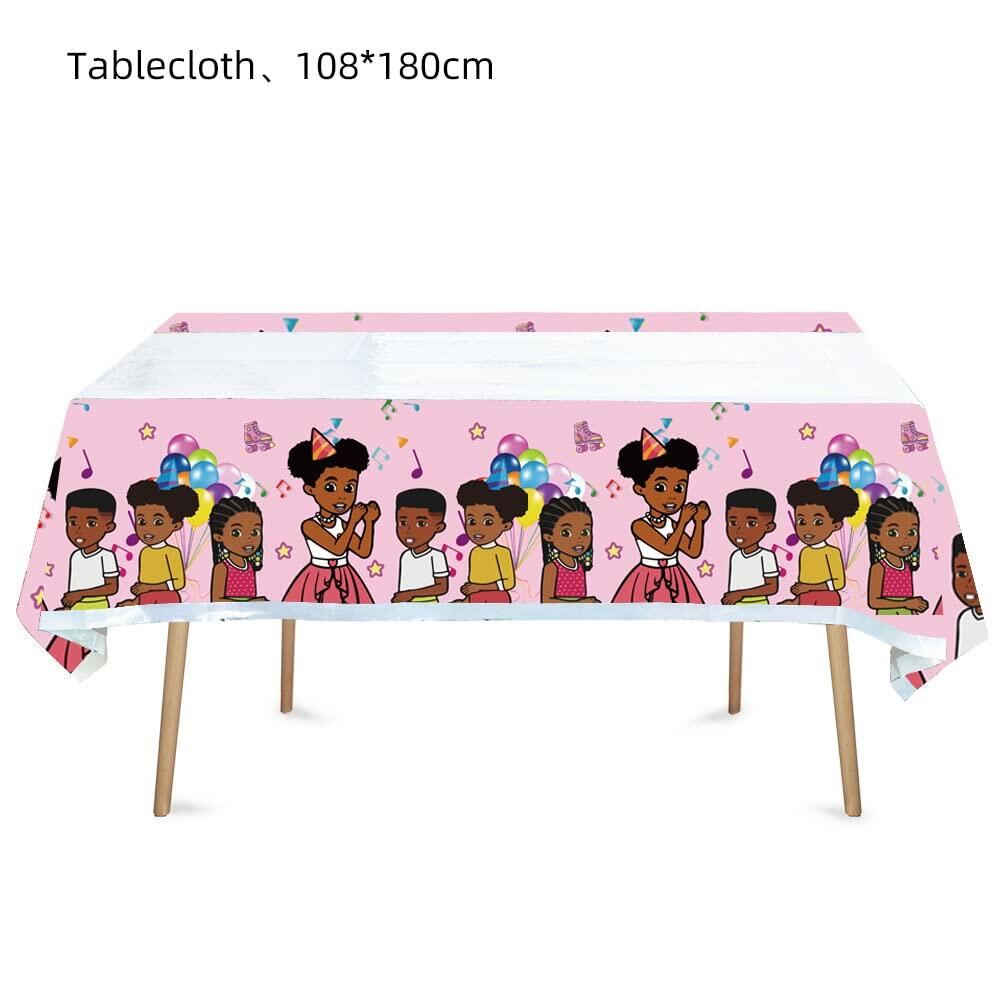 41pcs Children Party Supplies 20 Plates Napkins Tablecloth Birthday Decor